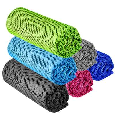 Soft Breathable Microfiber Cooling Towel (40"x12")  for Yoga Sport Running Gym Camping Fitness Workout & More Activities