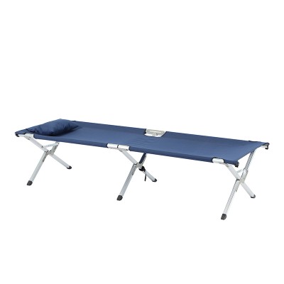 lightweight aluminum folding compact camping bed cot M801